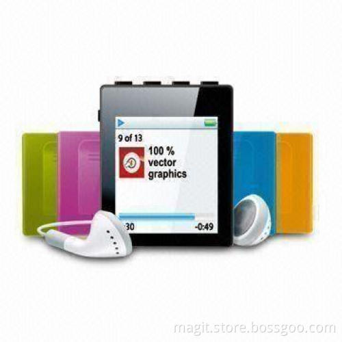 MP4 Players with Patented 360° Rotatable Clip, Micro SD Card Slot and Built-in Memory